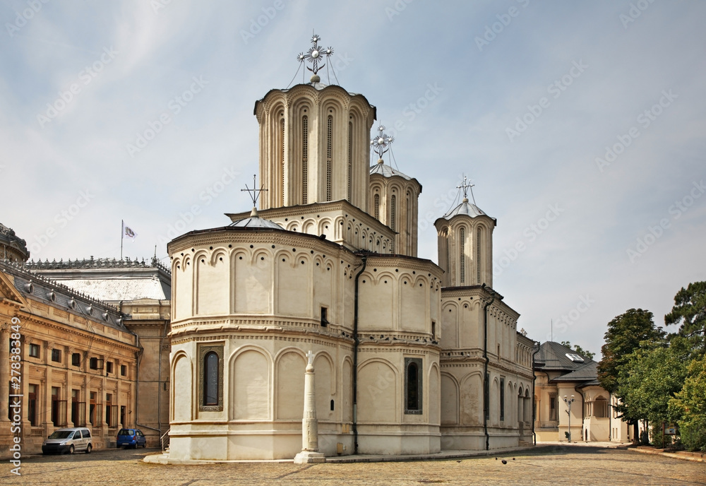 Romanian Orthodox Patriarchal Cathedral on Metropolitan Hill (Dealul Mitropoliei) in Bucharest. Romania