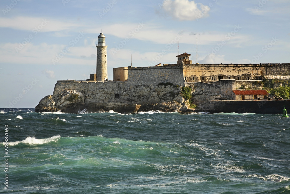 Morro fortress in Havana. Cuba