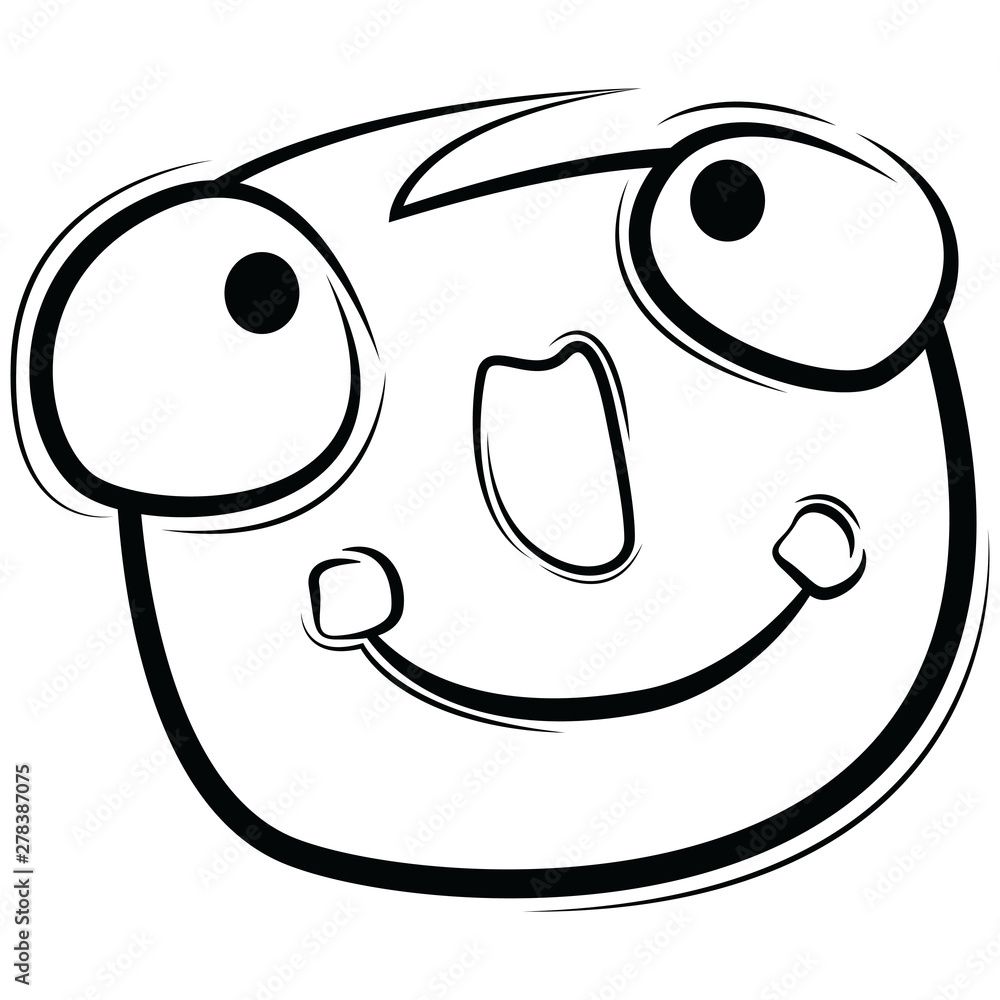 Cartoon faces expressions vector set Cartoon faces expressions vector set