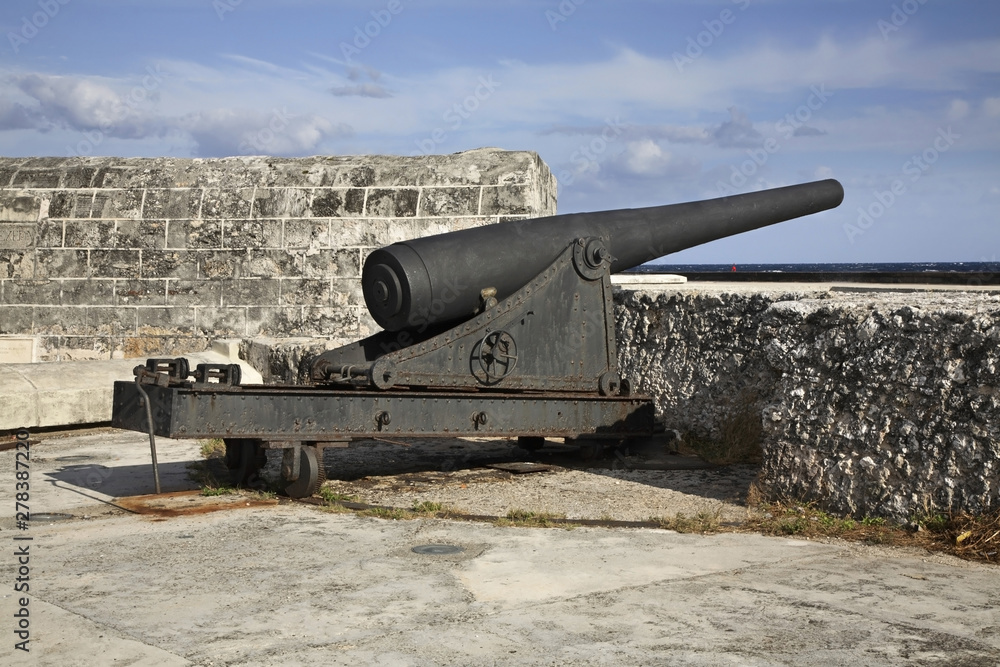 San Salvador de la Punta Fortress in Havana. Cuba