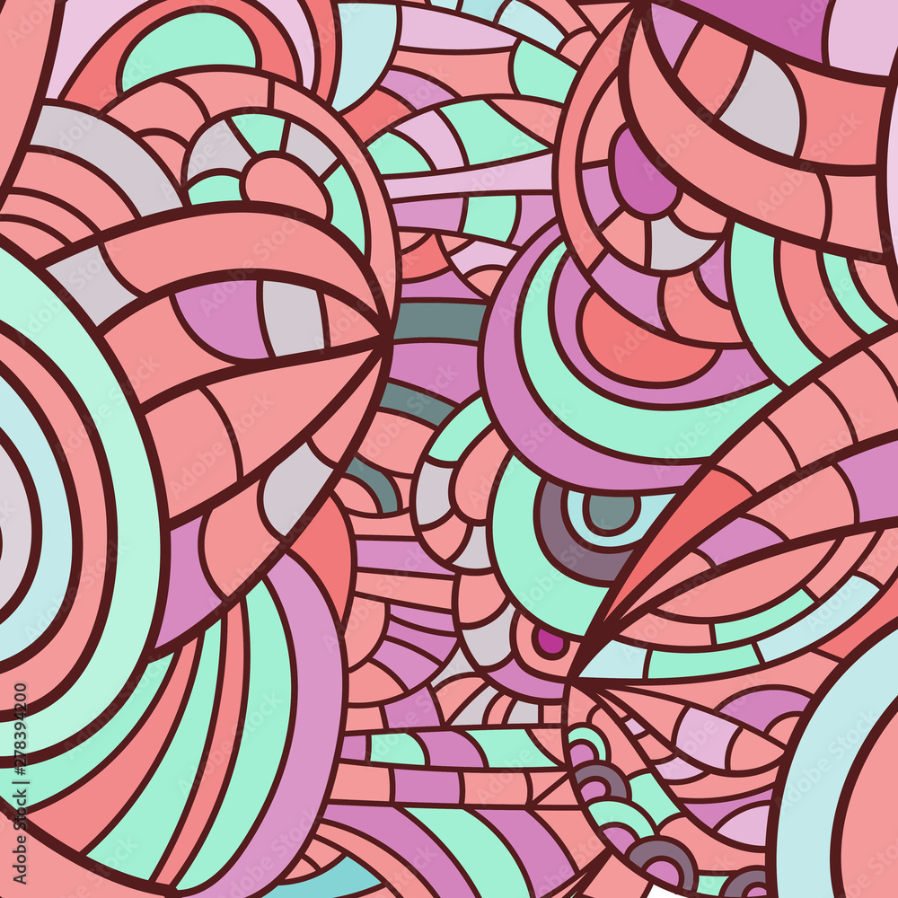 Zen art sand swirl pattern background. Hand drawn colored picture. Abstract wave multicolor design. Fascinating texture. - Vector graphics. Zen art sand swirl pattern background. Hand drawn colored picture. Abstract wave multicolor design. Fascinating texture. - Vector graphics.
