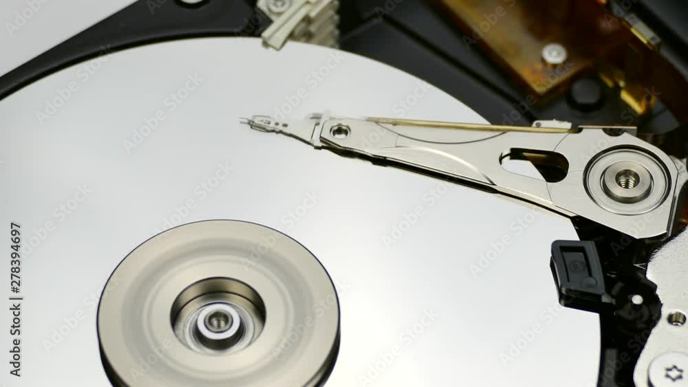 disassebled computer hard drive working disassebled computer hard drive working
