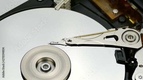 Wallpaper Mural disassebled computer hard drive stoping Torontodigital.ca