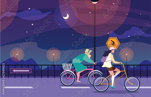 people riding bicycle activity image
