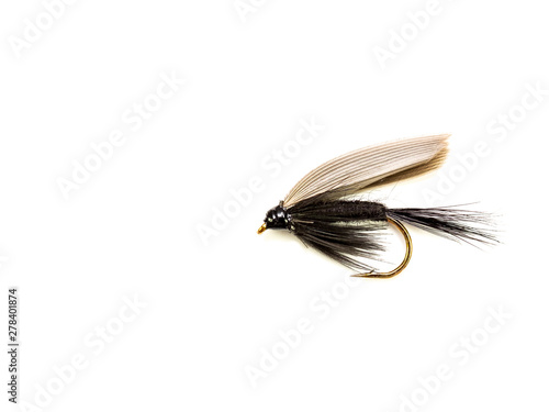 Black Gnat Wet Trout Fishing Fly