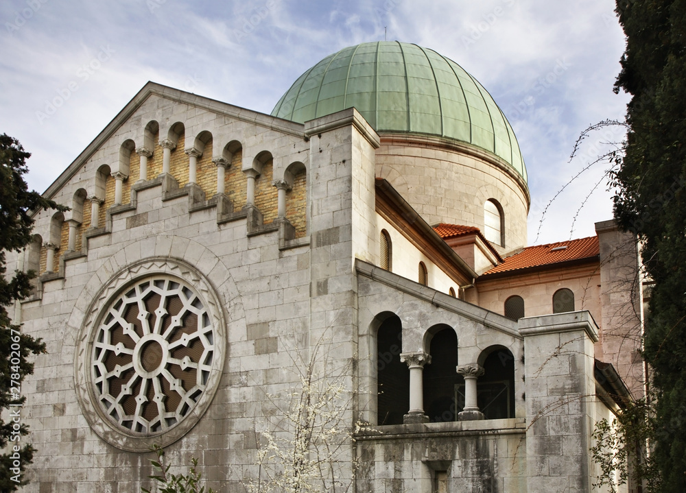 Church of the Annunciation of Virgin Mary in Opatija. Croatia