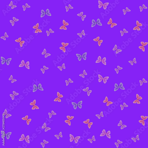 Seamless pattern butterflies