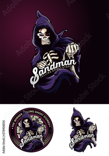Photos Sandman Mascot Logo Gost