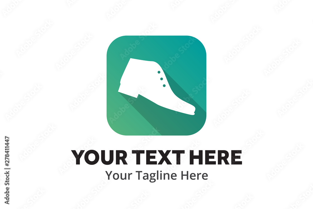 simple men shoes logo creative design in flat style with color . men shoes logo creative design for identity and business simple men shoes logo creative design in flat style with color . men shoes logo creative design for identity and business