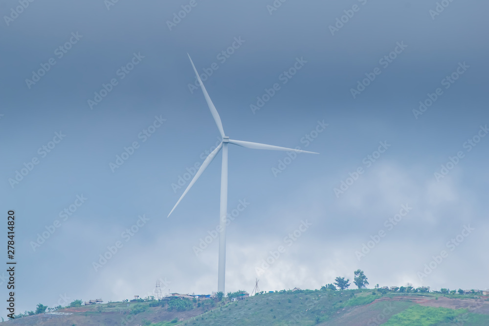 wind turbines isolated on white background.Electric energy windmills. wind turbines isolated on white background.Electric energy windmills.
