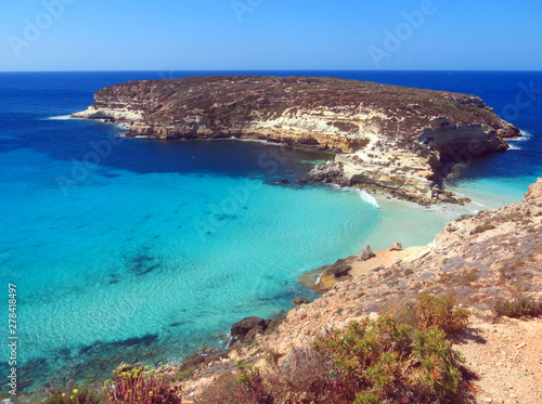 Small Island near Lampedusa in Italy © ChiccoDodiFC