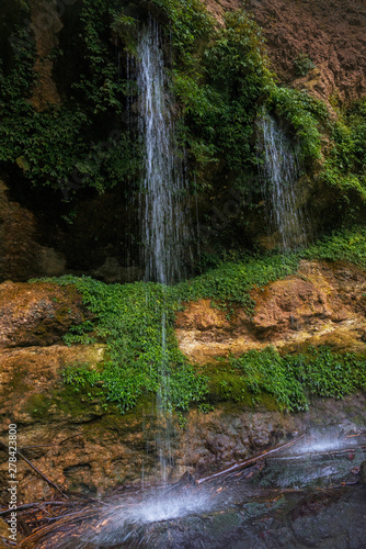 The Misol Ha waterfall, located in Palenque. Mexico photo