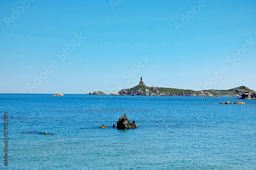 Wallpaper Mural Sardinien Villasimius, Blick auf Leuchtturm Scogli die Sant'Elmo Torontodigital.ca
