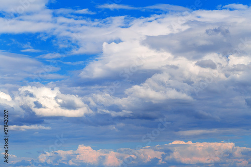 Clouds on sky landscape