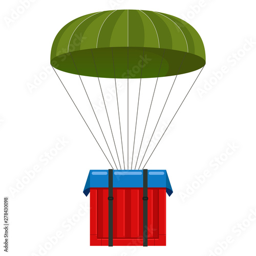parachute with a load. online game