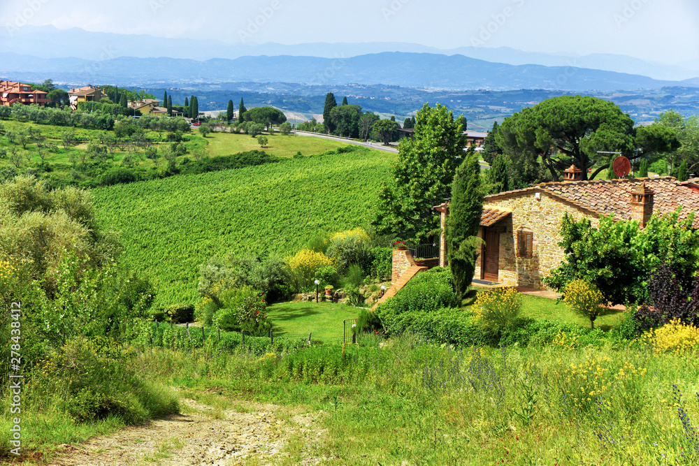Rural landscape in Tuscany