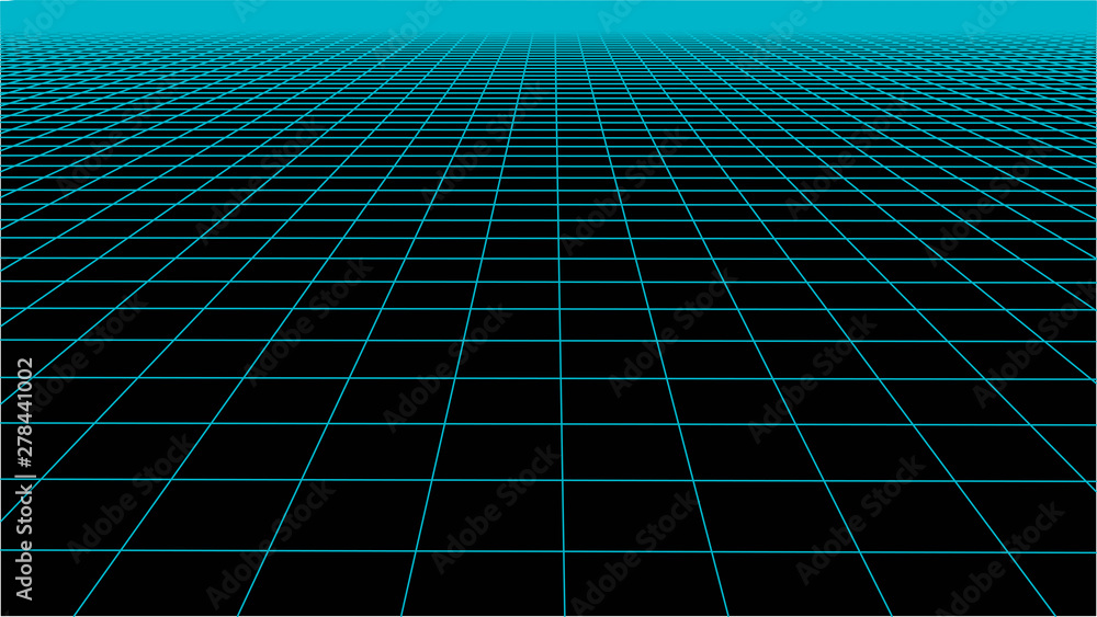 Abstract frame landscape. Vector perspective grid. 3d mesh Abstract frame landscape. Vector perspective grid. 3d mesh