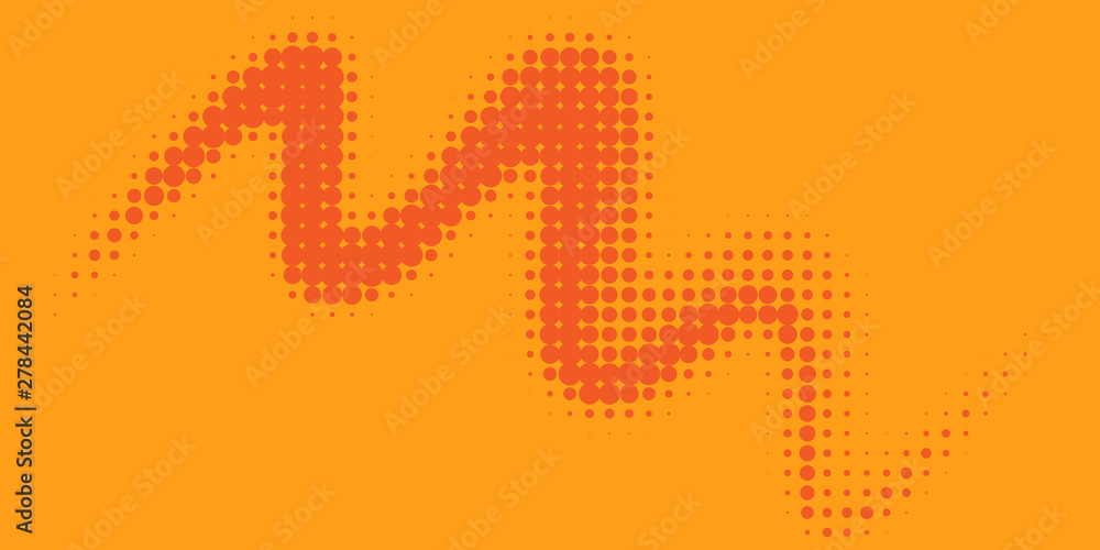 Fototapeta premium Gradient futuristic pattern.