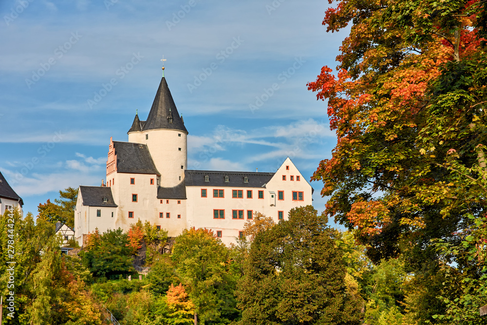 Schloss Schwarzenberg im Erzgebirge in Sachsen