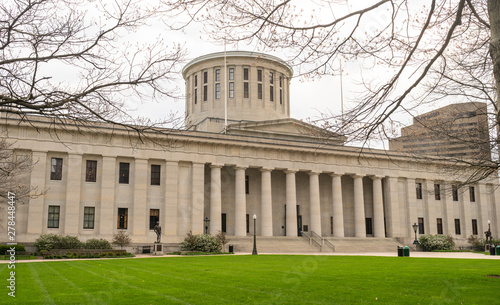 The Ohio Statehouse Grounds in the Downtown Urban Core of Columbus photo