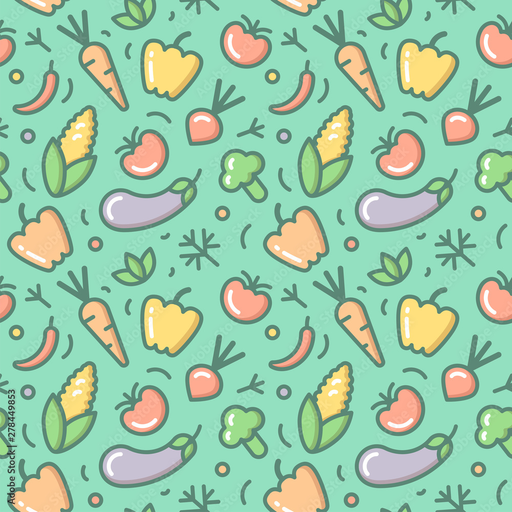 Seamless pattern with fruits Seamless pattern with fruits