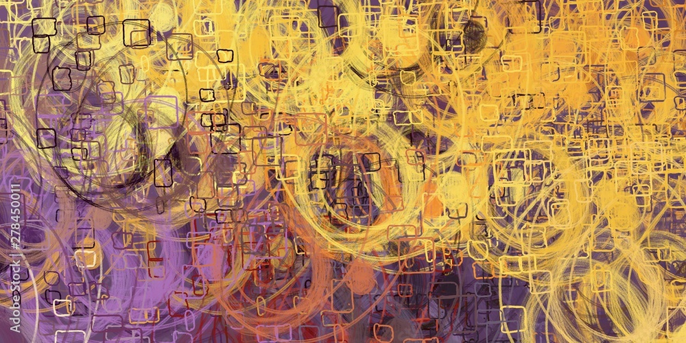 Fototapeta premium Poster oil painting element. 2d illustration. Texture backdrop.