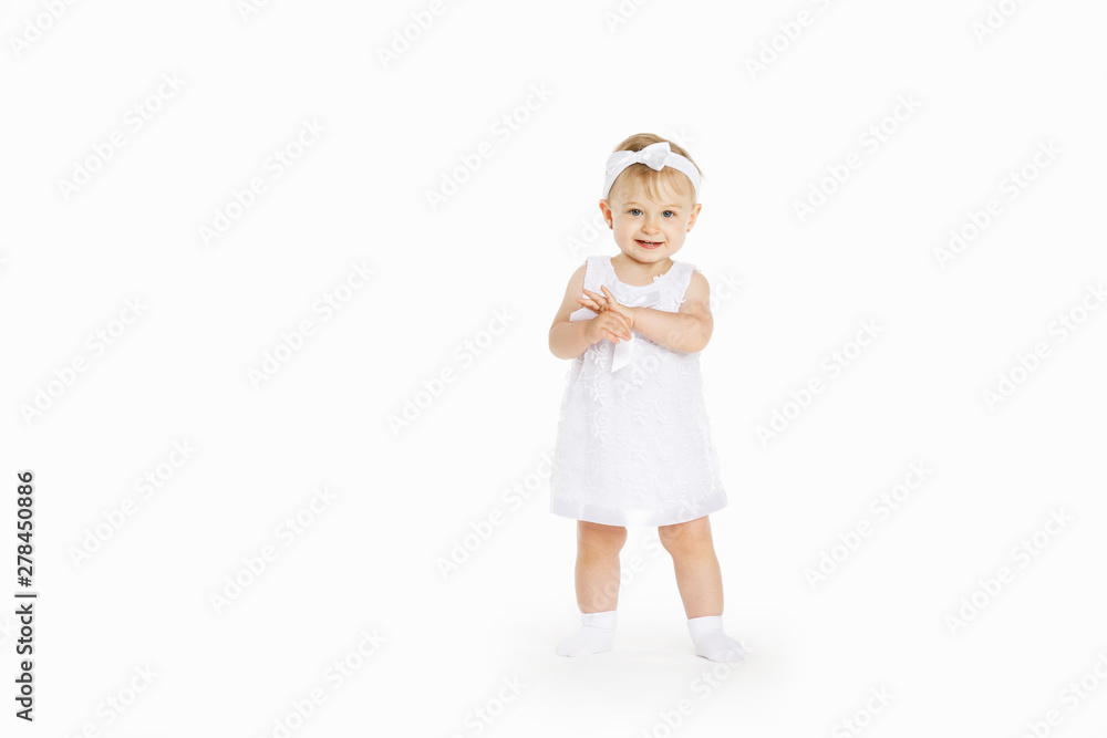 beautiful little girl all in white clothes beautiful little girl all in white clothes