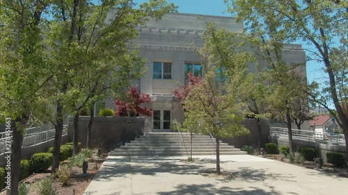Aerial of Attorney General Of Nevada Office Building in Carson City, Nevada, USA. 11 May 2019