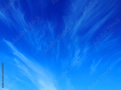 Clouds in the stratosphere, blue sky texture background