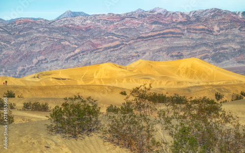 Mosaic Canyon and Mesquite Flat Sand Dunes, Death Valley National Park, California