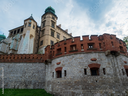 The Wawel Royal Castle in Krakow, Poland.