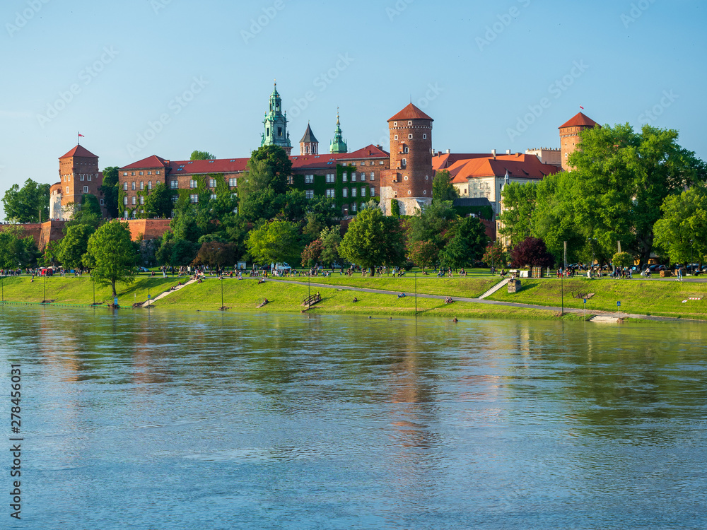 The Wawel Royal Castle in Krakow, Poland. The Wawel Royal Castle in Krakow, Poland.