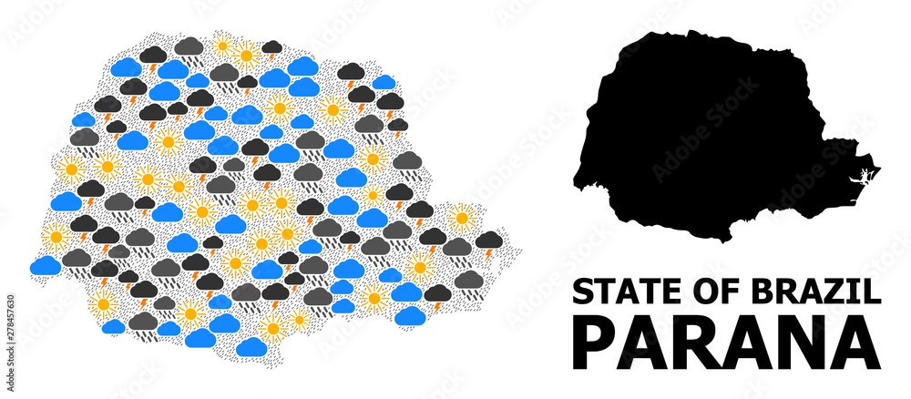 Weather Pattern Map of Parana State