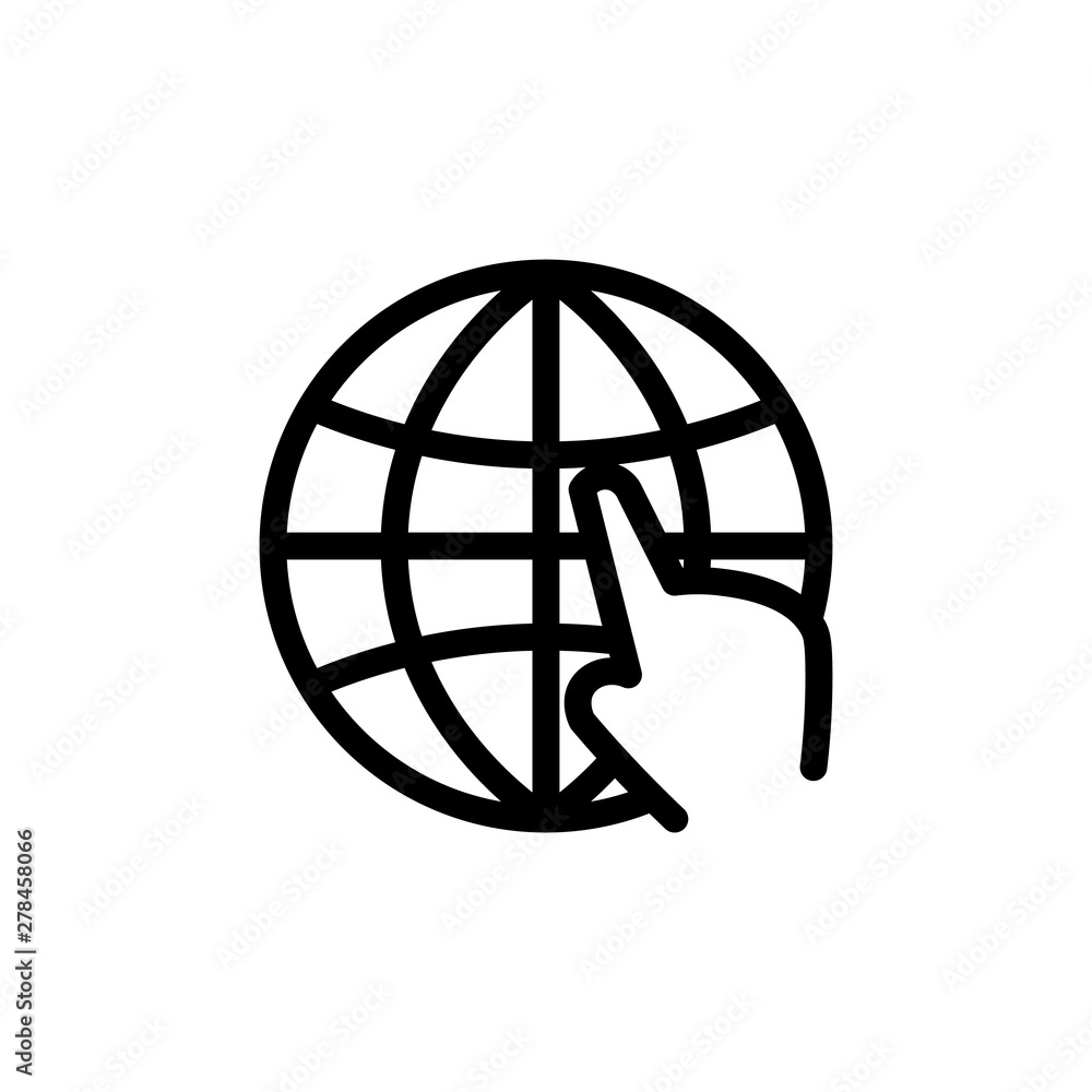 flat line globe network icon symbol sign, logo template, vector, eps 10 flat line globe network icon symbol sign, logo template, vector, eps 10