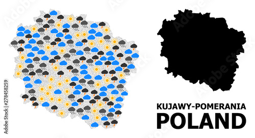 Climate Pattern Map of Kujawy-Pomerania Province