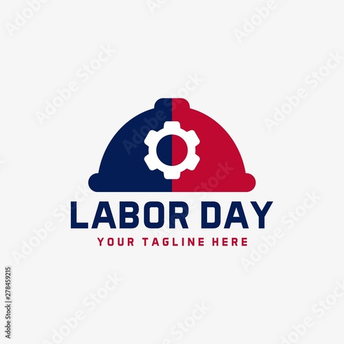 Labor day USA template design - Vector