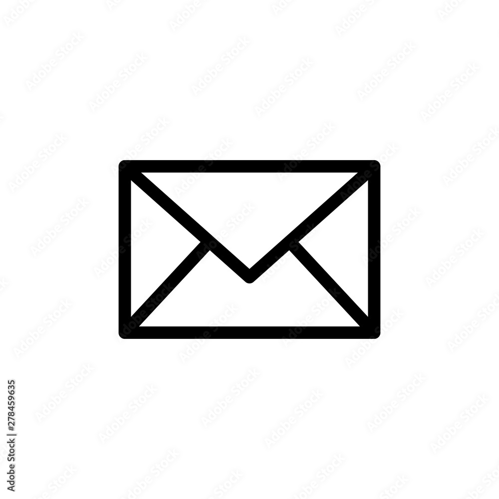 flat line mail icon symbol sign, logo template, vector, eps 10 flat line mail icon symbol sign, logo template, vector, eps 10