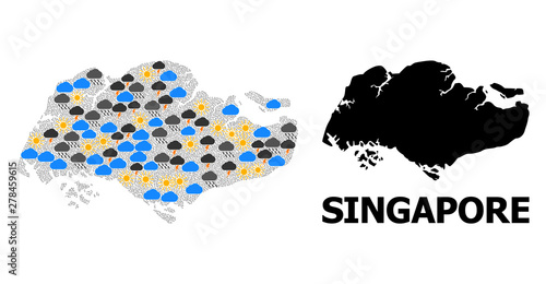 Climate Pattern Map of Singapore