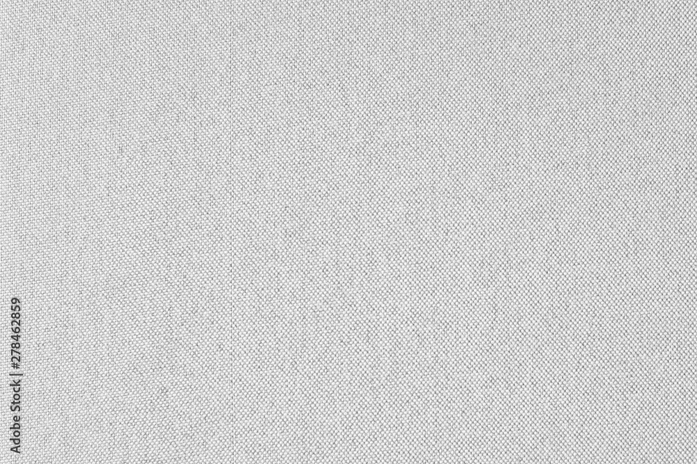 Whit gray fabric canvas texture background for design blackdrop or overlay background - obrazy, fototapety, plakaty 