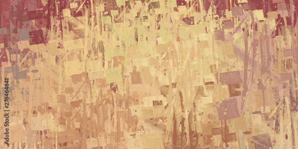 Naklejka premium Crazy sketch random pattern. Chaos and variety. Modern art drawing painting. 2d illustration. Digital texture wallpaper. Artistic sketch draw backdrop material. 