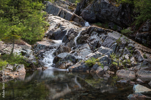 beatiful stream and pond found on hike to snow lake washington