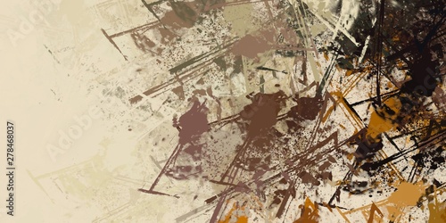 Crazy sketch random pattern. Chaos and variety. Modern art drawing painting. 2d illustration. Digital texture wallpaper. Artistic sketch draw backdrop material. 