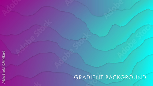 Wallpaper Abstract Mountain Violet to Blue