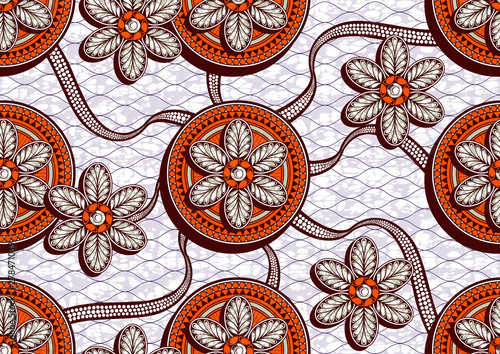 african fashion seamless pattern, vector illustration file. 