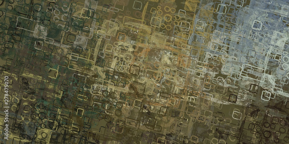 Obraz premium Abstract sketch random pattern. Chaos and variety. Modern art drawing painting. 2d illustration. Digital texture wallpaper. Artistic sketch draw backdrop material.