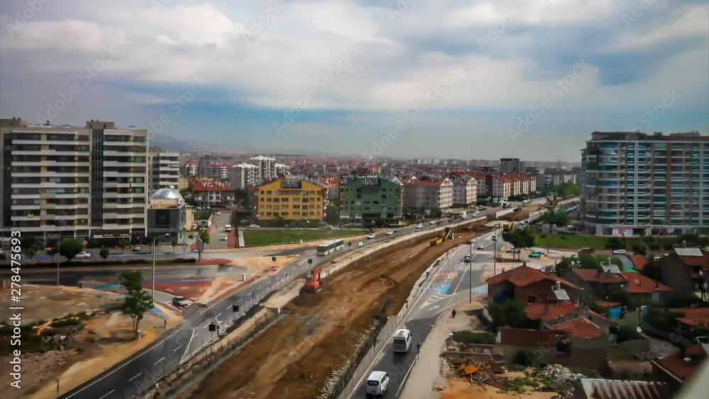 Recording an underpass with time lapse technique. Recording an underpass with time lapse technique.