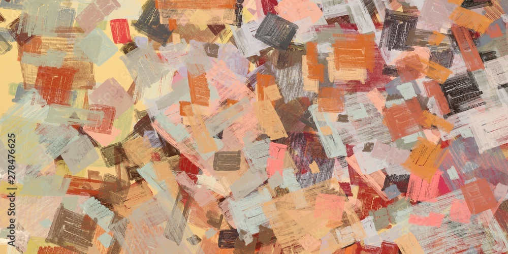 Naklejka premium Abstract sketch random pattern. Chaos and variety. Modern art drawing painting. 2d illustration. Digital texture wallpaper. Artistic sketch draw backdrop material. 