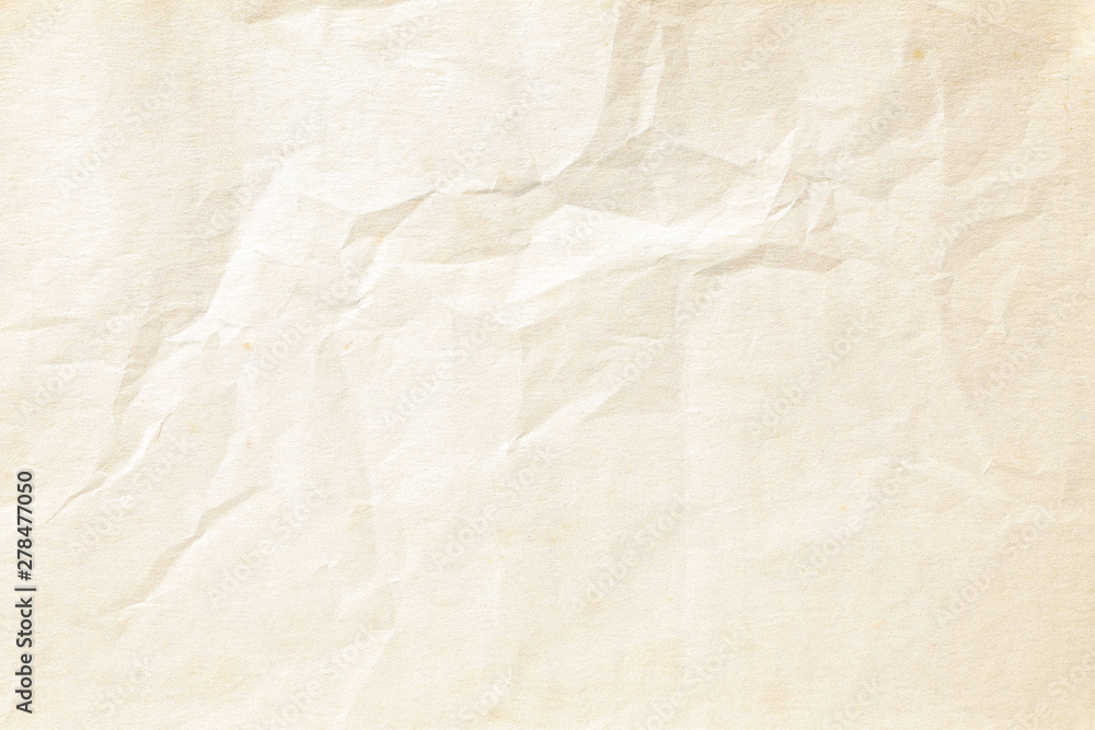 Old pale brown crumpled paper background texture Old pale brown crumpled paper background texture
