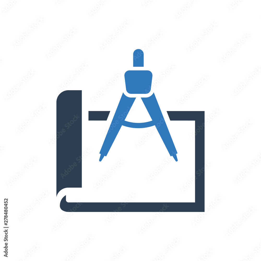 Architect planning icon Architect planning icon