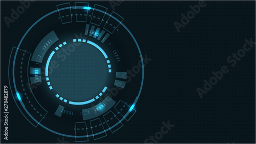 Abstract Digital background.Business growth transformation to digital and Successful financial technology.